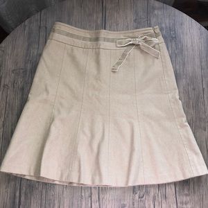 Ann Taylor Loft wool blend lined skirt